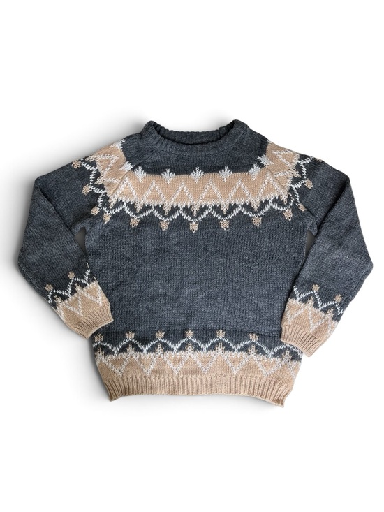 No Brand Sweaters - Cozy Nordic 100% Mohair Fair Isle Knit Sweater